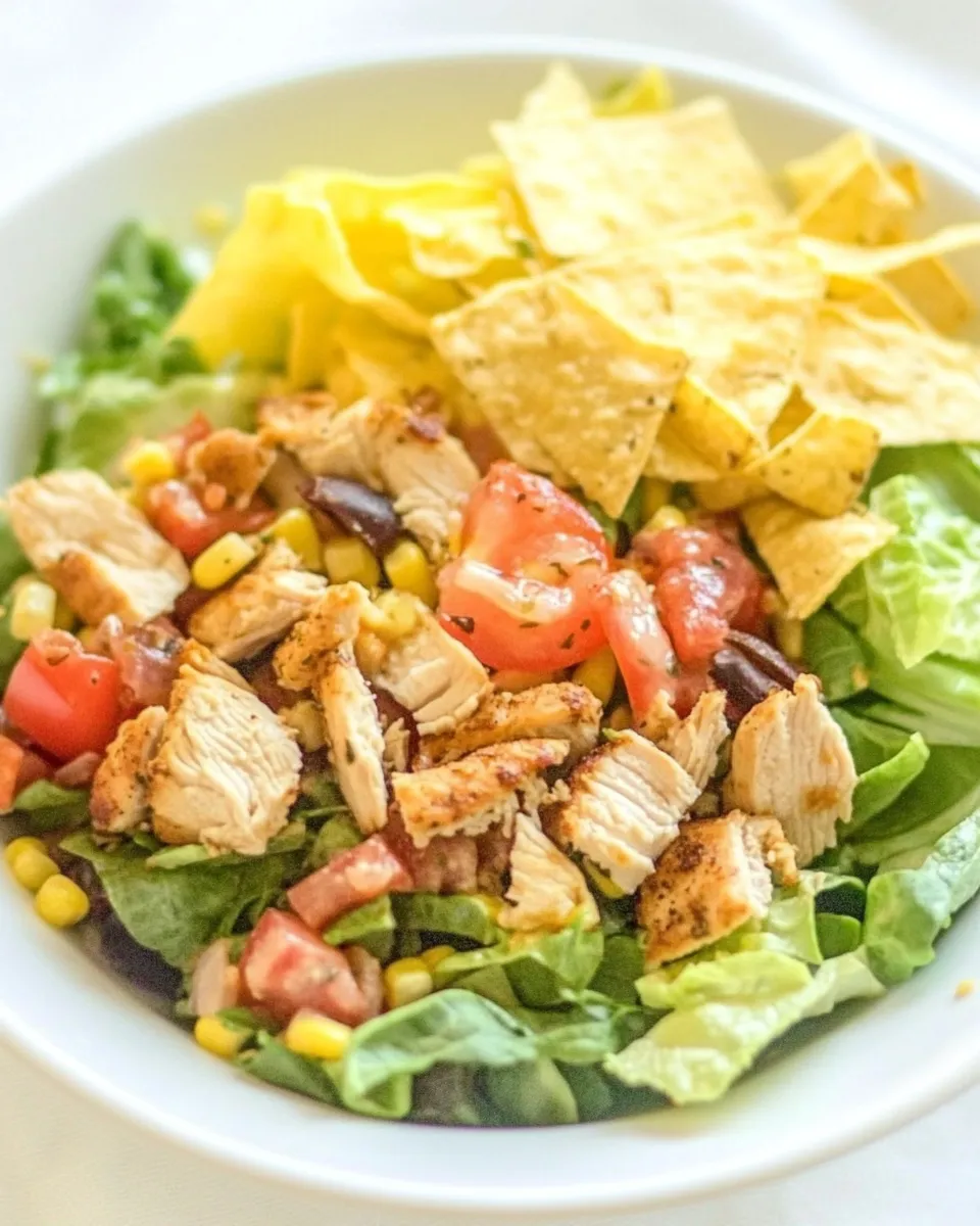 Delicious Slightly Spicy Chipotle Chicken Salad image