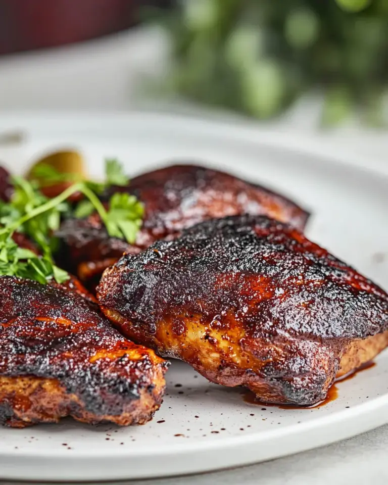 Homemade Smoked Chicken Thighs recipe photo