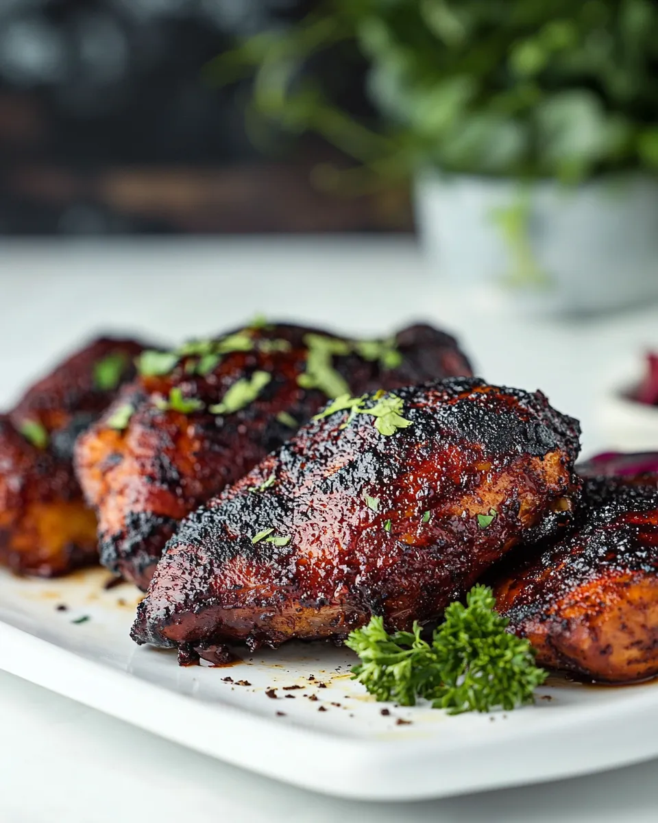 Classic Smoked Chicken Thighs dish photo