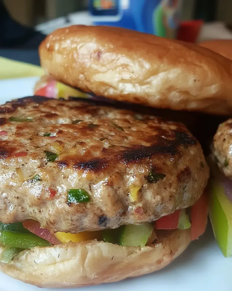 Homemade Smoked Garden Turkey Burgers photo