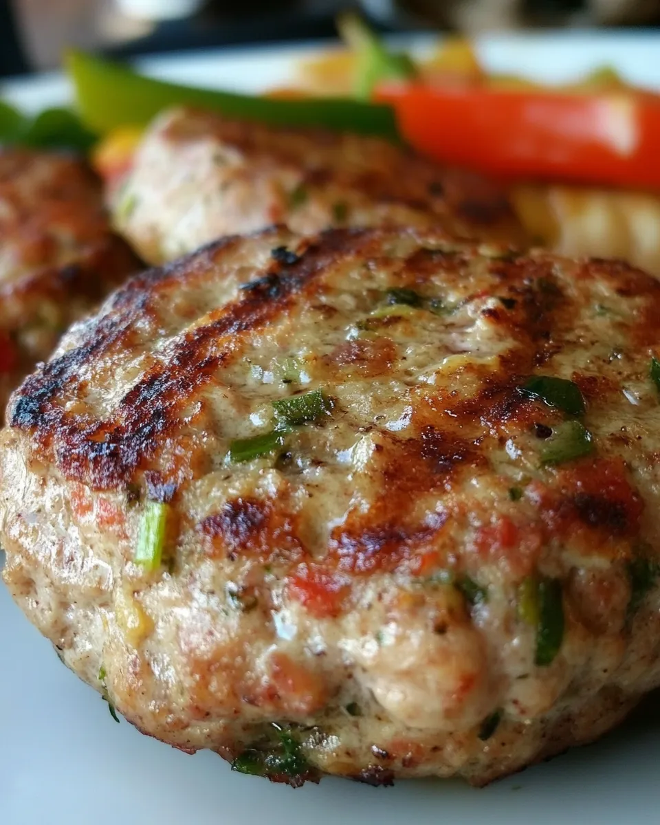 Classic Smoked Garden Turkey Burgers image