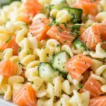 Homemade Smoked Salmon Pasta Salad recipe photo