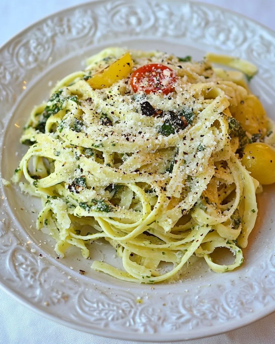 Delicious Souper Salad Fettuccine Salad dish photo