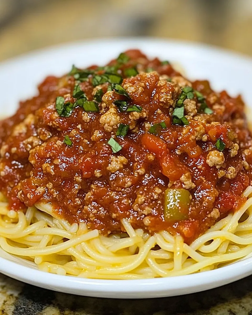 Homemade Southern Spaghetti Sauce photo