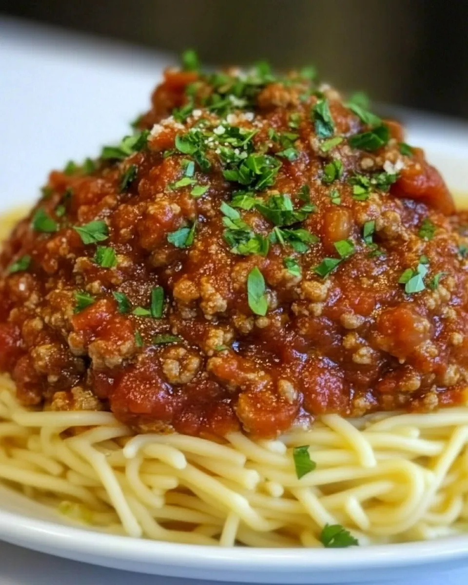 Easy Southern Spaghetti Sauce recipe image