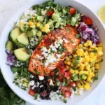 Homemade Southwest Salmon Salad. picture