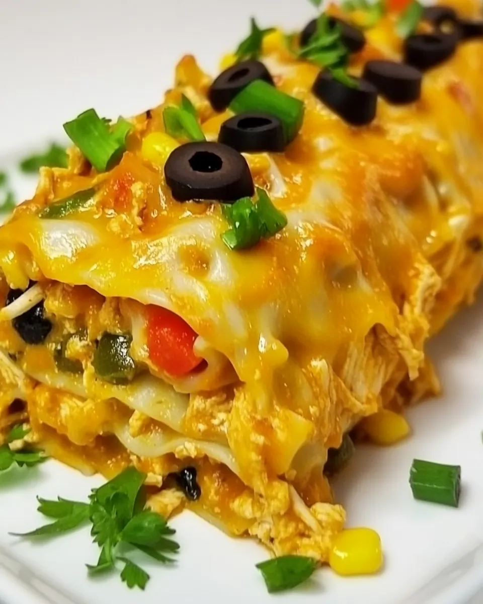 Homemade Southwestern Chicken Lasagna Roll-Ups photo