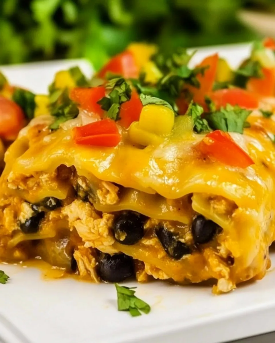 Easy Southwestern Chicken Lasagna Roll-Ups recipe photo