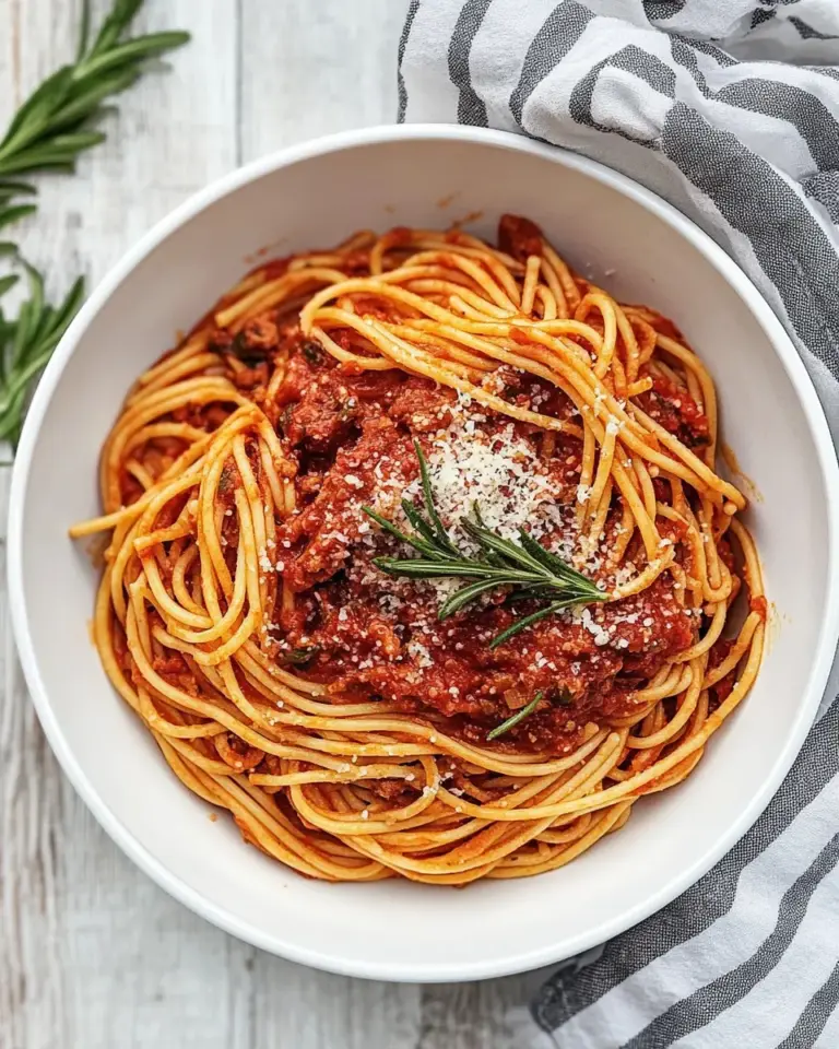 Homemade Spaghetti photo
