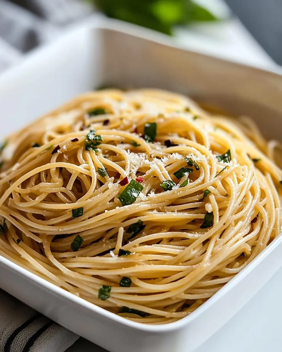 Easy Spaghetti Aglio E Olio recipe photo