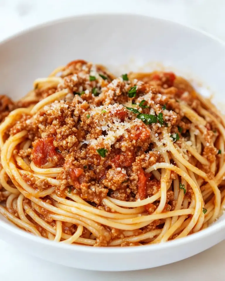 Homemade Spaghetti Bolognese photo