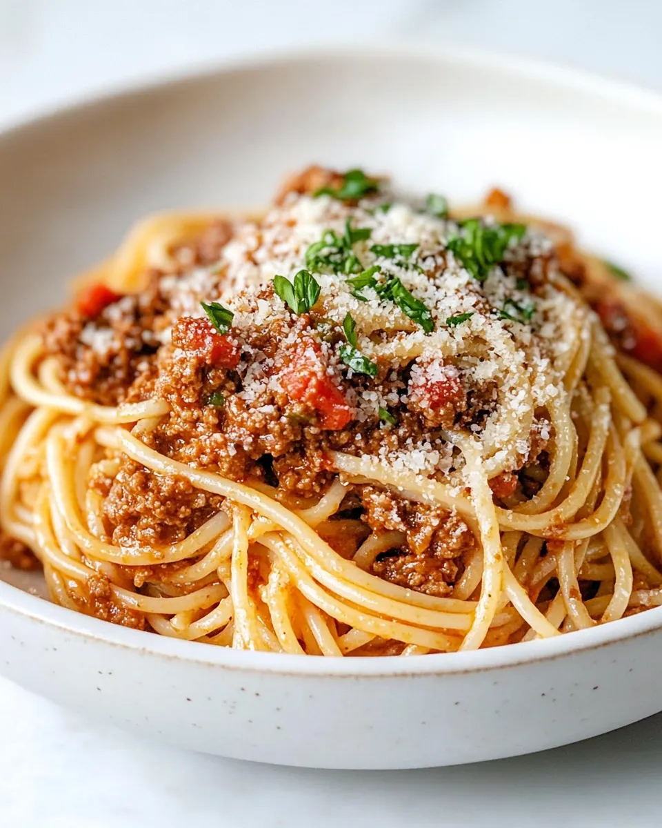 Easy Spaghetti Bolognese recipe photo