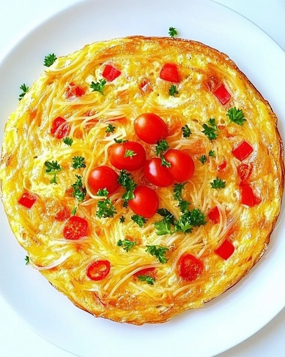 Easy Spaghetti Frittata recipe photo