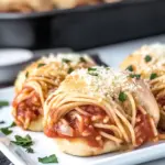 homemade Spaghetti Garlic Knot Sliders photo