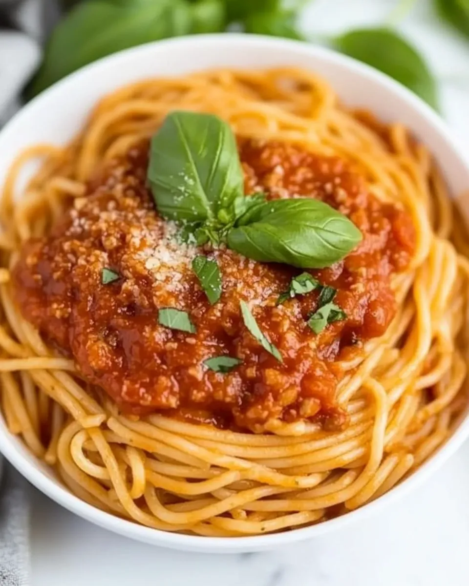 Delicious Spaghetti Marinara dish photo