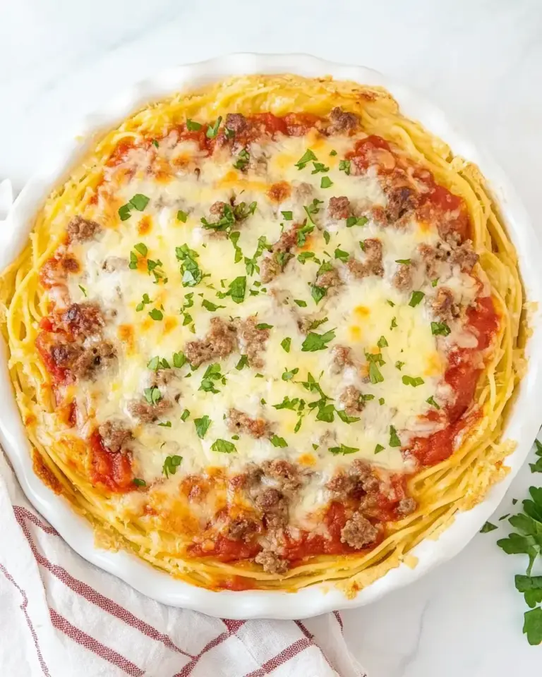 Homemade Spaghetti Pie photo