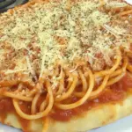 Homemade Spaghetti Pizza photo