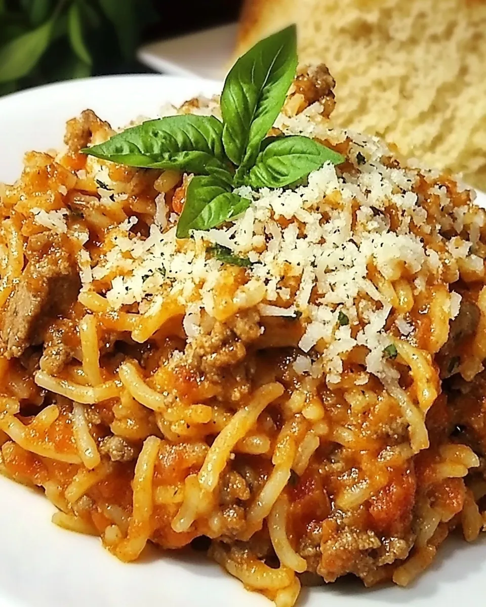 Delicious Spaghetti Rice plate image