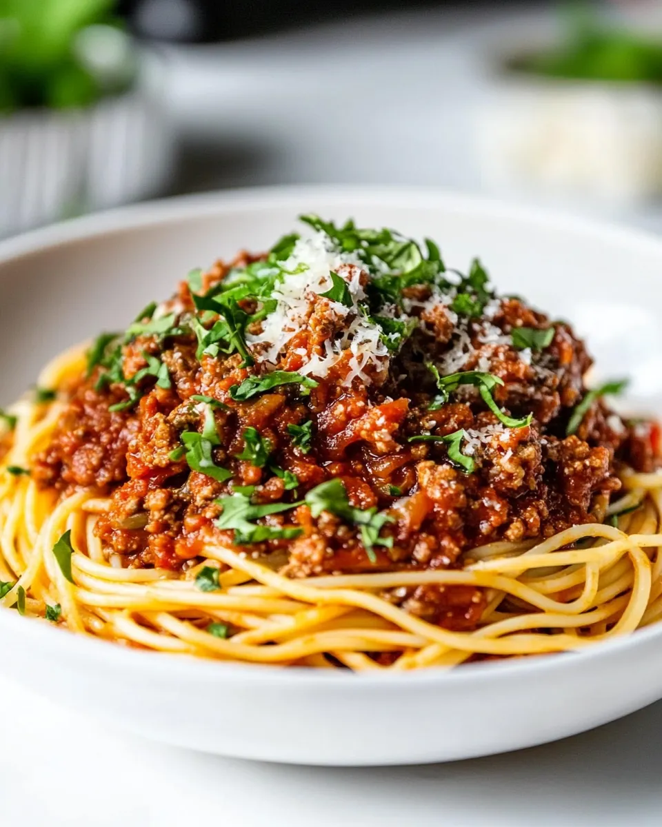 Delicious Spaghetti Sauce Recipe shot