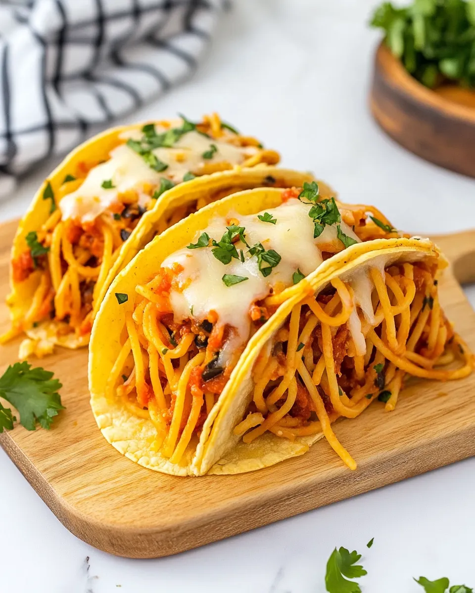 Classic Spaghetti Tacos image