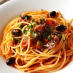 Homemade Spaghetti alla Puttanesca photo