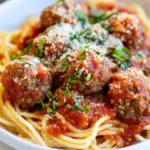Homemade Spaghetti and Meatball Recipe photo