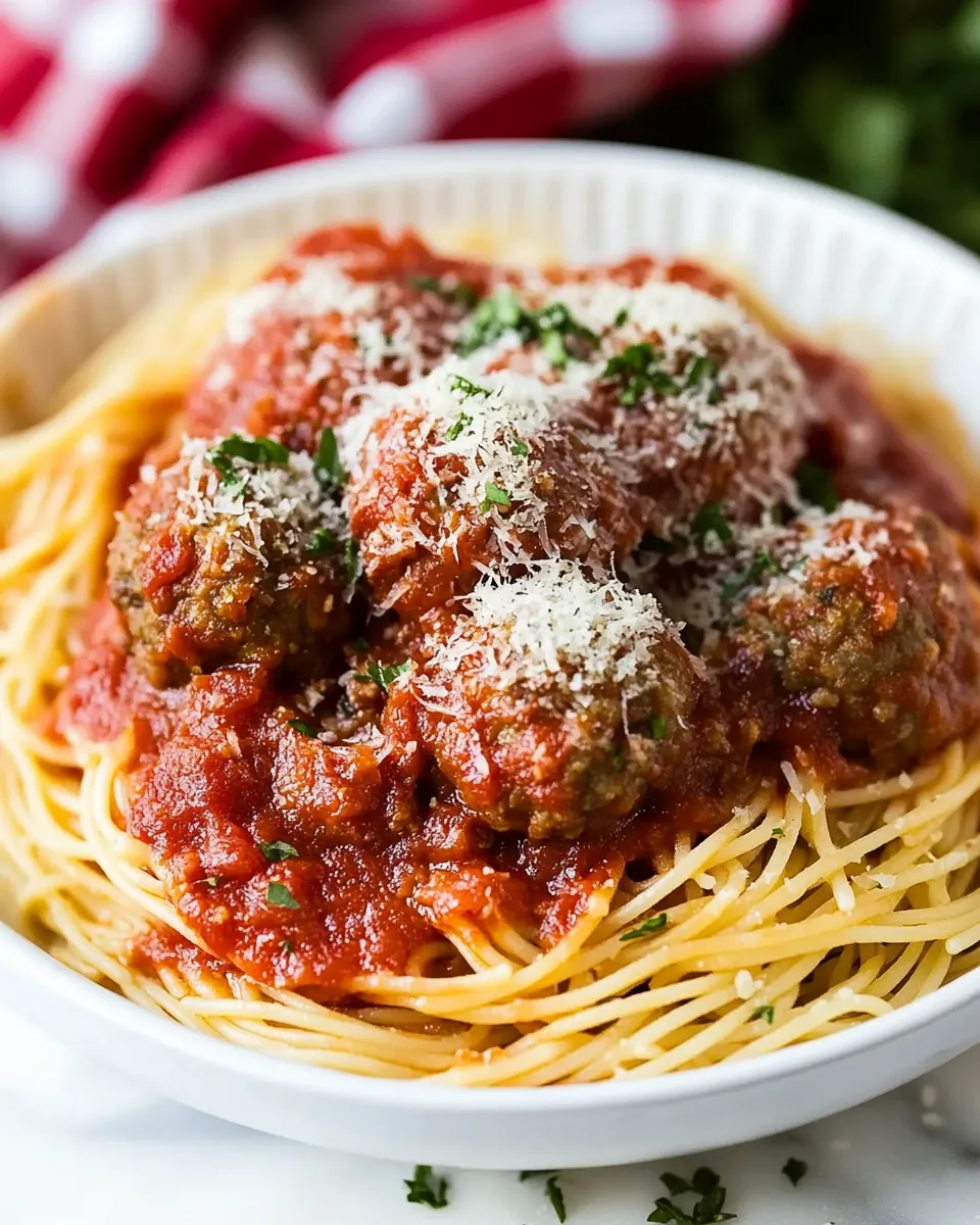 Classic Spaghetti and Meatball Recipe image