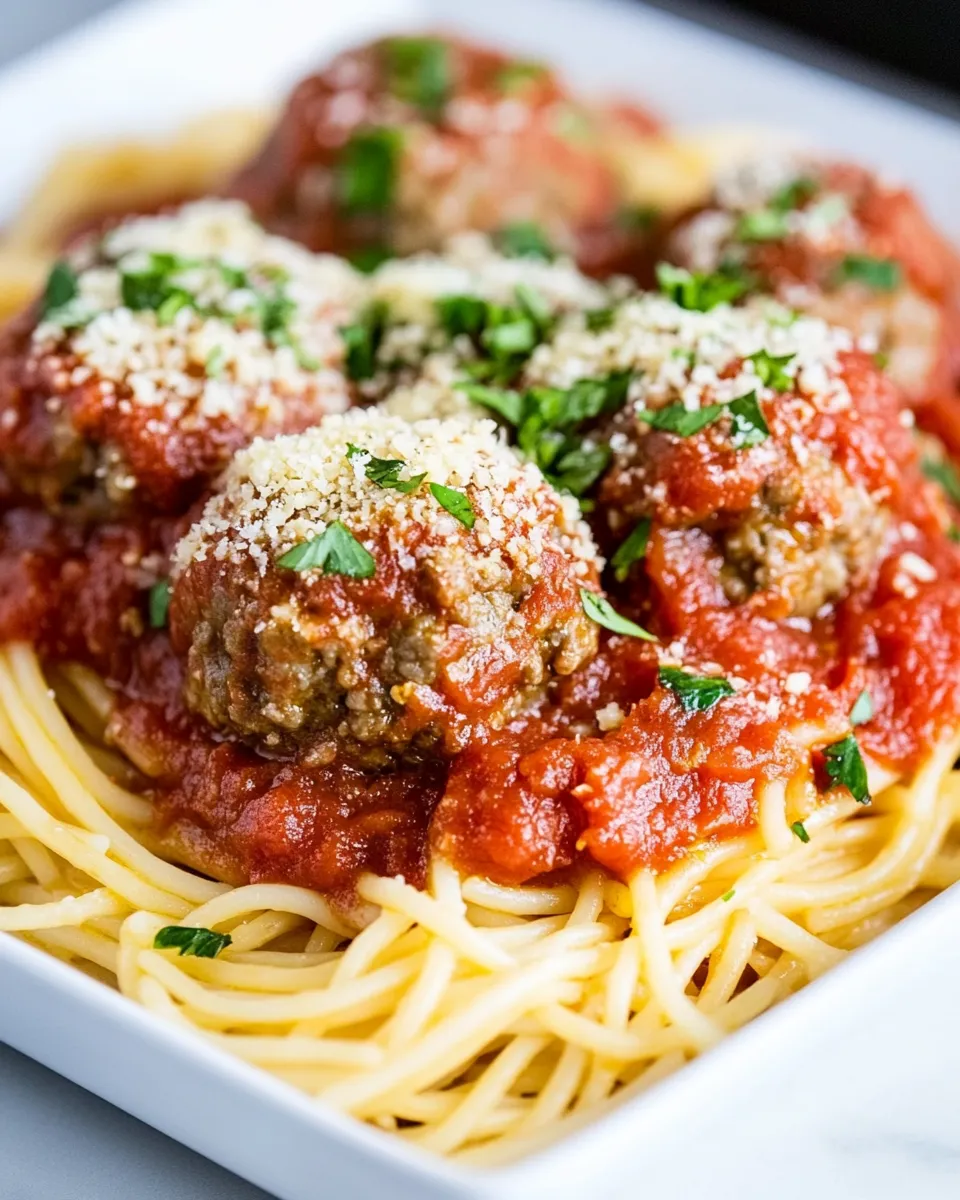 Easy Spaghetti and Meatball Recipe picture