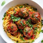 Homemade Spaghetti and Meatballs photo