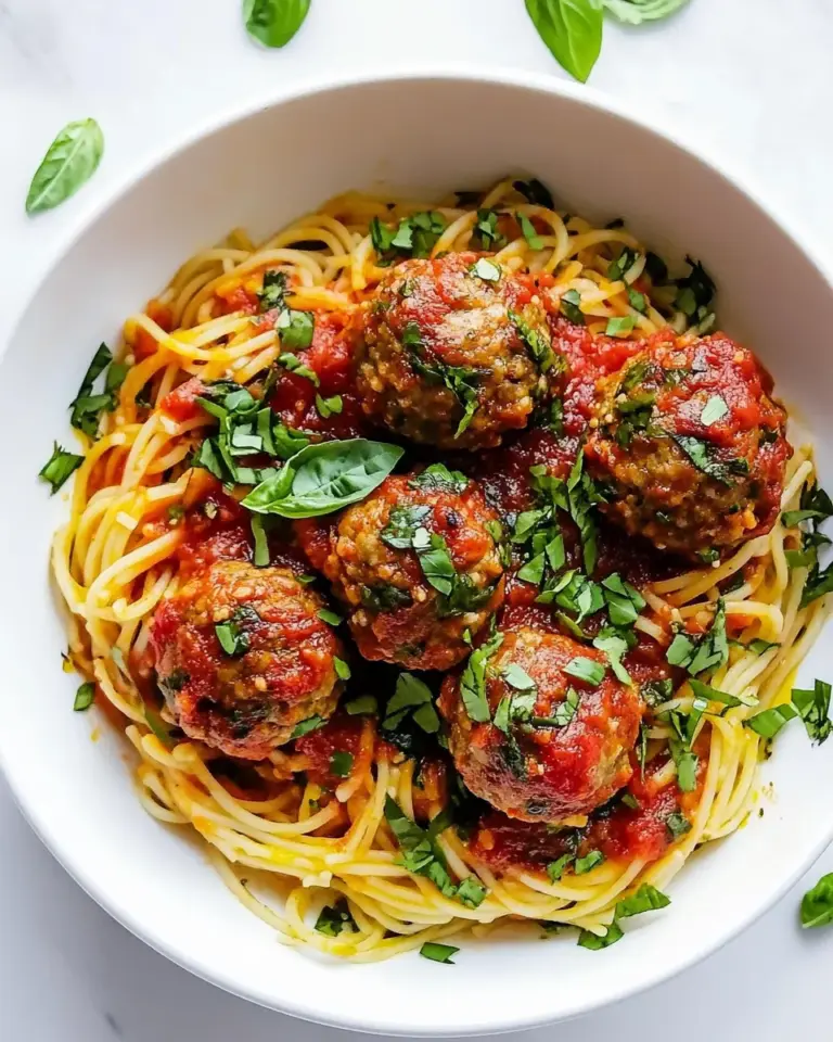Homemade Spaghetti and Meatballs photo