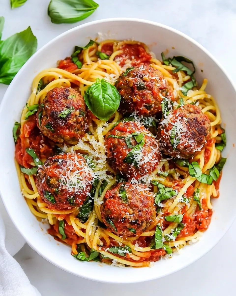 Delicious Spaghetti and Meatballs dish photo