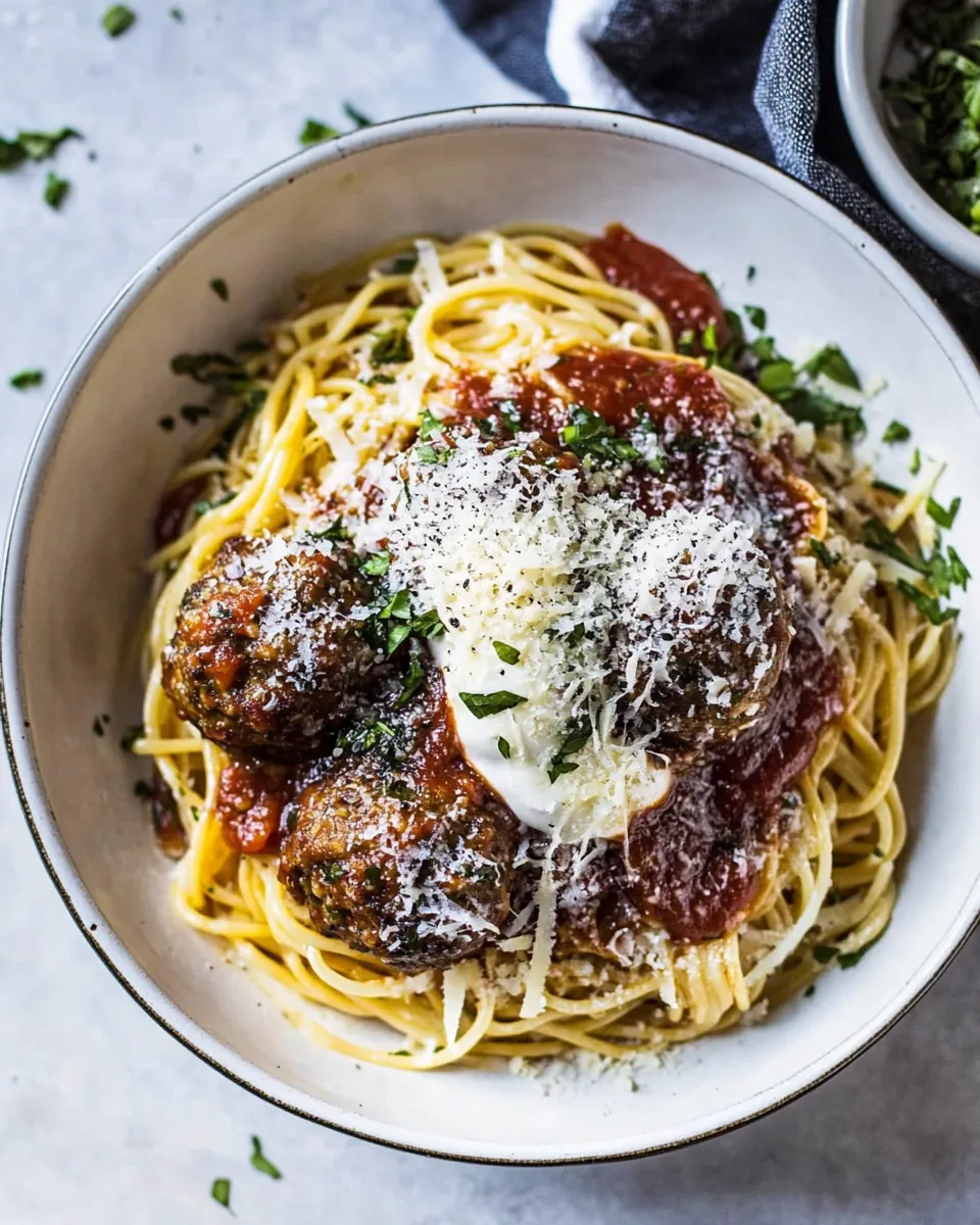 Easy Spaghetti and Meatballs. photo