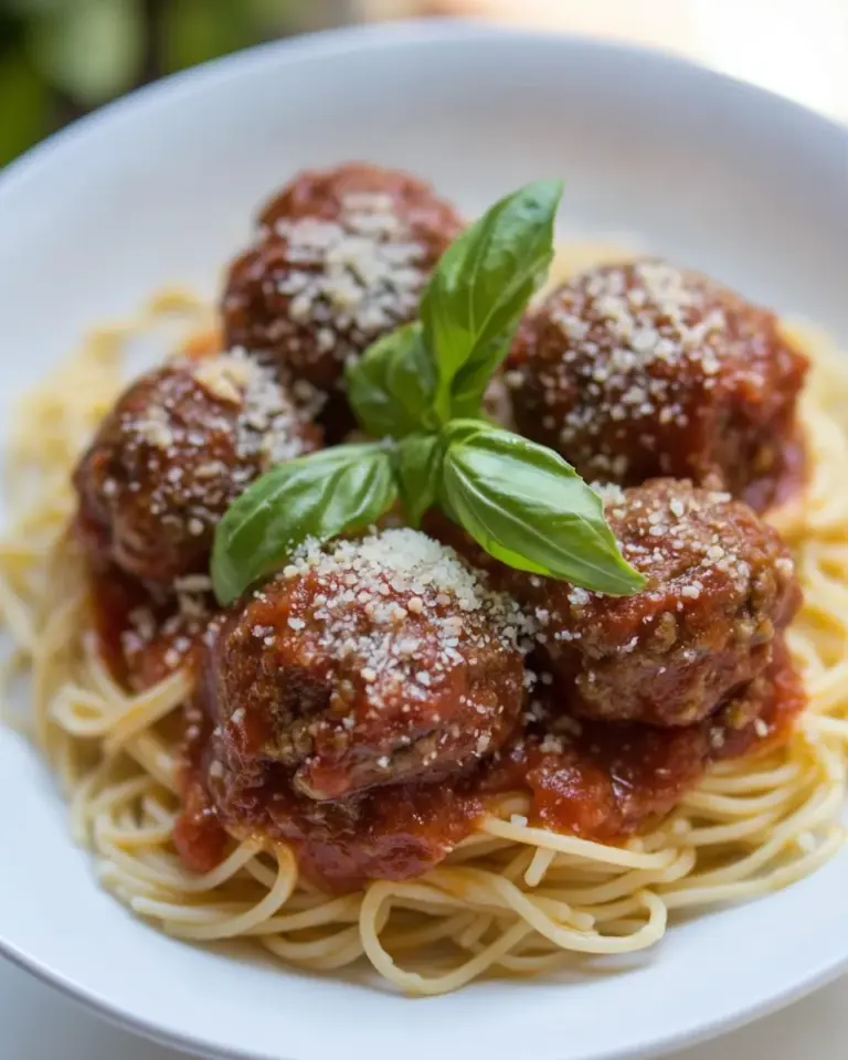 Homemade Spaghetti and Meatballs Recipe photo