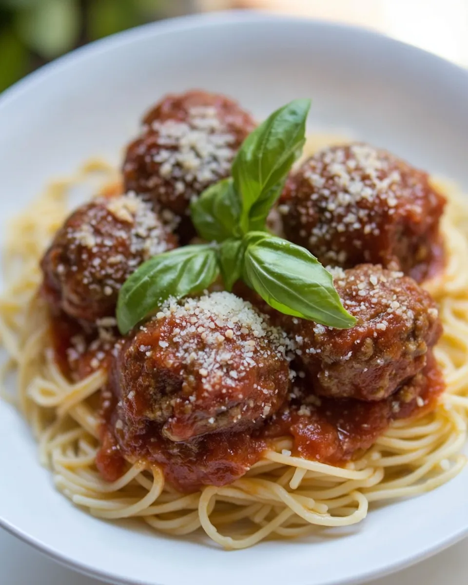 Homemade Spaghetti and Meatballs Recipe photo