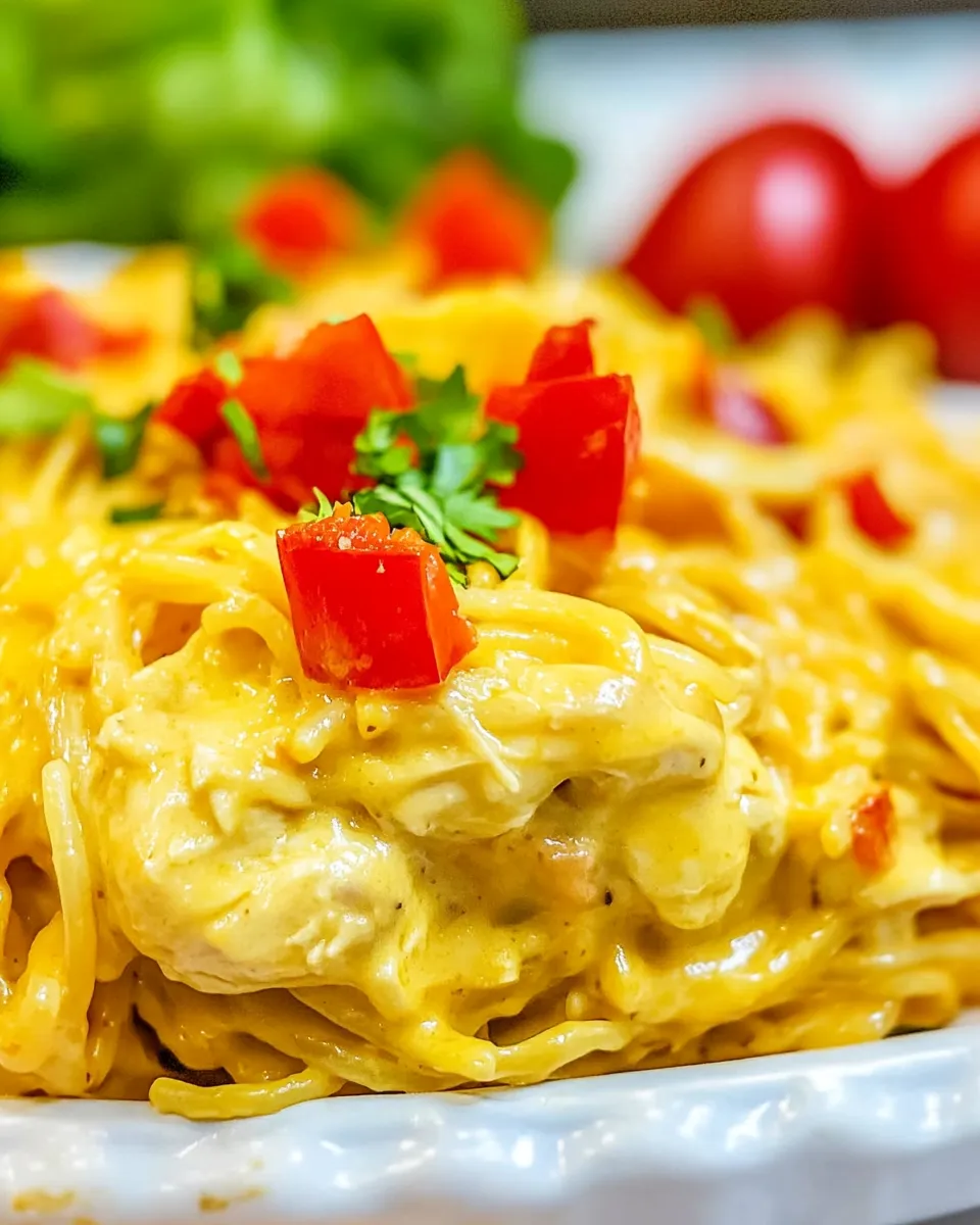 Homemade Spicy Chicken Spaghetti photo