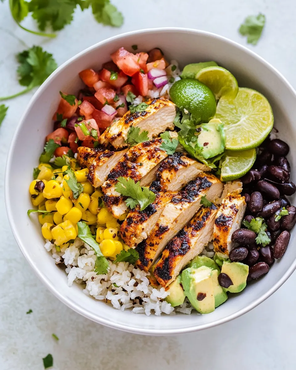Classic Spicy Chicken Taco Bowls image