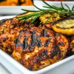 Homemade Spicy Italian BBQ Ranch Grilled Chicken photo