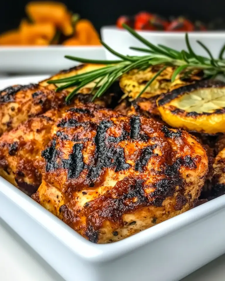 Homemade Spicy Italian BBQ Ranch Grilled Chicken photo