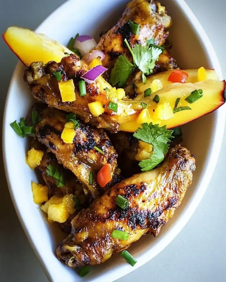 Homemade Spicy Mango Chicken Wings recipe photo