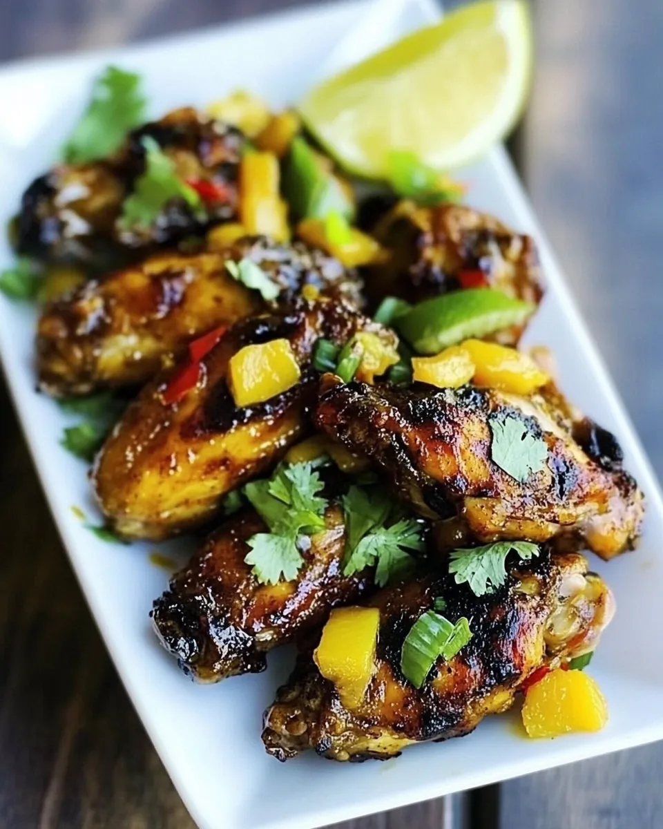 Classic Spicy Mango Chicken Wings dish photo