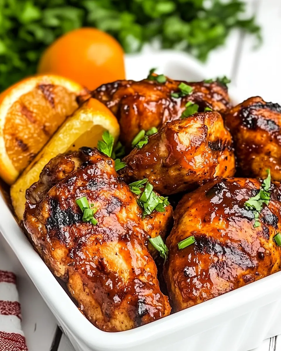 Easy Spicy Orange BBQ Chicken recipe photo