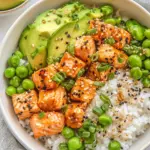 Delicious Spicy Salmon Maki Bowls recipe photo