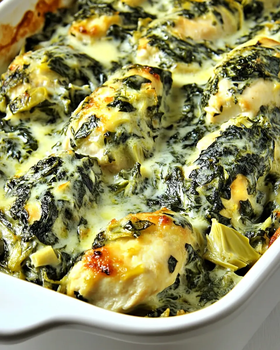 Classic Spinach Artichoke Chicken Recipe image