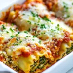 homemade Spinach Artichoke Lasagna Roll-ups photo