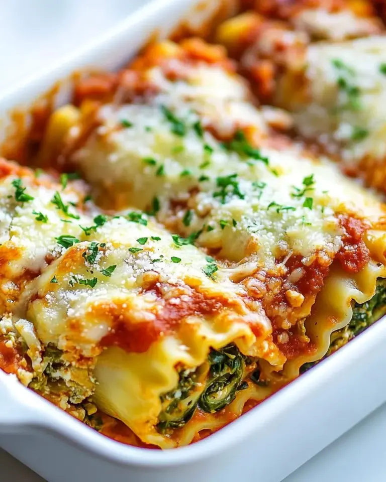 homemade Spinach Artichoke Lasagna Roll-ups photo
