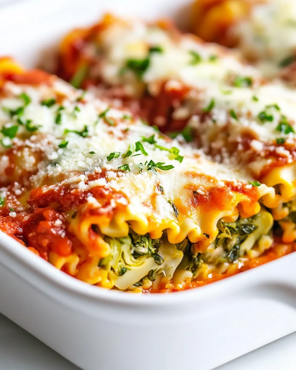 classic Spinach Artichoke Lasagna Roll-ups image