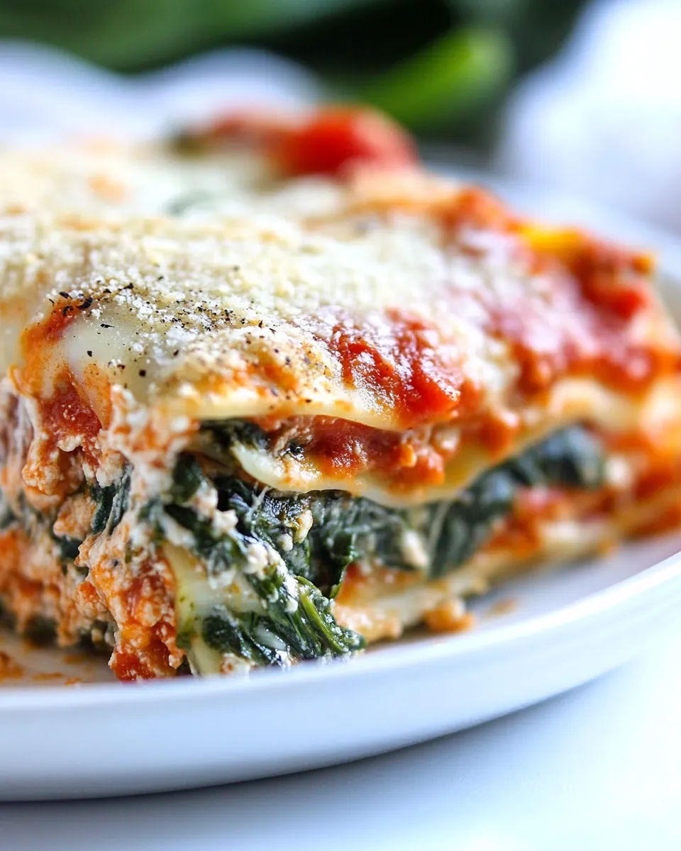 Classic Spinach Lasagna Recipe picture