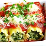 Homemade Spinach Lasagna Roll Ups Recipe photo