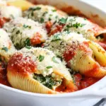 Healthy Spinach Ricotta Stuffed Shells image