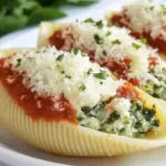 Homemade Spinach Stuffed Pasta Shells photo